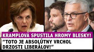 Kramplová spustila HROMY BLESKY Absolútny vrchol drzosti liberálov keď [upl. by Eikin]