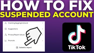 How To Fix Suspended TikTok Account 2024 [upl. by Gasperoni]