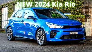 NEW 2024 Kia Rio  2024 Kia Rio Release date Interior amp Exterior [upl. by Wollis]