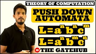 Pushdown Automata for an bn cm and an bm cn Theory of Computation  TOC  Automata Theory [upl. by Enogitna]