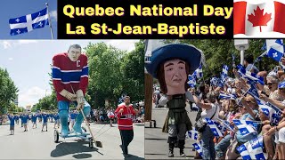 Quebec National DayFÊTE NATIONALE DU QUÉBEC La StJeanBaptisteQuébec National Day 2021Quebec [upl. by Py]