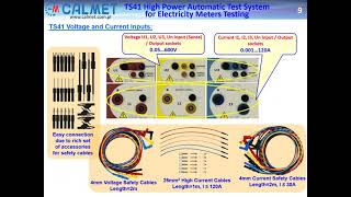 Calmet TS41 High Power 3phase Automatic Test System with Reference Standard and 3phase UampI Source [upl. by Nilac198]