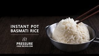 Instant Pot Basmati Rice Recipe [upl. by Nerro]