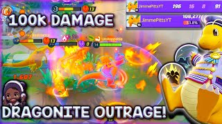 Dragonite outrage Hits HARD 100k dmg 16kos   Pokemon unite ranked gameplay 🐉 [upl. by Hudson]