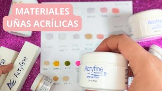 ¿Es ACRYFINE la MEJOR marca para hacer UÑAS ACRÍLICAS 💅🏻 [upl. by Eocsor]