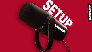 How to set up your Shure MV7  Best settings for Shure MOTIV App [upl. by Amathist]