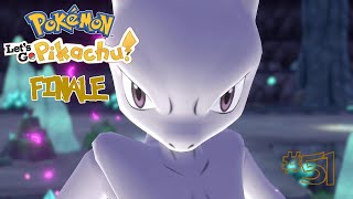 Pokemon Lets Go Pikachu FINALE  51 Catching The Legendary Mewtwo [upl. by Brice91]