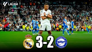 OTRO GOL de MBAPPÉ REAL MADRID vs ALAVÉS 32  LA LIGA 2024 [upl. by Bueschel714]