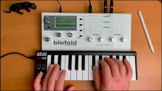 Waldorf blofeld Synthesizer [upl. by Idolla]