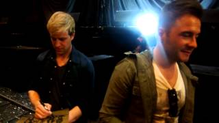 Westlife Meet and Greet  Glasgow 19 June 2012 part one [upl. by Ahsyle]