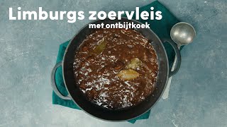 Stoofvlees uit Limburg zoervleis met ontbijtkoek  Allerhande [upl. by Fernyak]