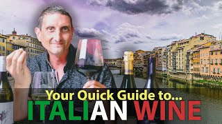 Quick Overview of Italian Red White amp Sparkling Wines [upl. by Wj]