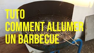 Comment faire  allumer un barbecue au charbon [upl. by Ayhdiv881]