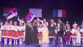 “VESELI SE SRPSKI RODE”  koncert Danice Crnogorčević u Parizu [upl. by Creedon]