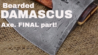 MOSAIC DAMASCUS AXE Final video 💥💥 [upl. by Akemad]