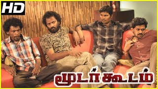 Moodar Koodam full movie scenes  Autokumar song  Naveen and friends hold Sanjeevee as hostage [upl. by Eramal]