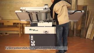 Perfektes hobeln mit der Profi Hobelmaschine SC530 von Holzprofi [upl. by Anayrb]