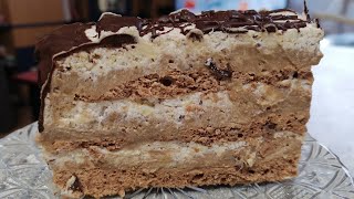 Čokoladna lešnik torta Omiljena torta na mnogim slavljima Svi će biti zadovoljni i tražiće recept [upl. by Nytsua704]