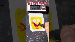 【ASMR】Drawing SpongeBob in 40 Sec [upl. by Ahsuatal452]