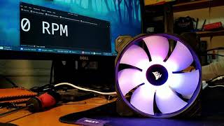 Corsair SP120 RGB Elite  Fan Noise [upl. by Lukey]