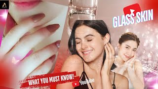 Glass Skin kaise paye  How to get Korean Glass Skin  How to get Glass Skin naturally at home 💥✨ [upl. by Irek792]