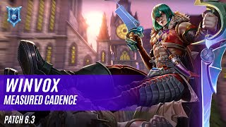 WINVOX CASPIAN PALADINS COMPETITIVE PATCH 63 MEASURED CADENCE [upl. by Laehpar36]