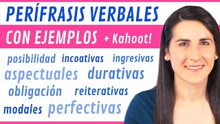 PERÍFRASIS VERBALES 📝 Explicación y Ejemplos [upl. by Anohsal]