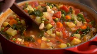 Italian Minestrone Soup Recipe [upl. by Acisseg722]