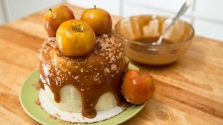 MINI CARAMEL APPLE PIE DRIP CAKE [upl. by Woodman]