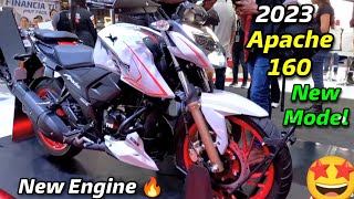 Finally 2023 TVS Apache 160 4V  New Model🔥 New Engine amp New Features 🤩 Launch Date amp Price [upl. by Awram]