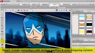 ComicCon Demo  Drawings to Digital Actors and Animated Comics in CrazyTalk Animator [upl. by Anyahc]