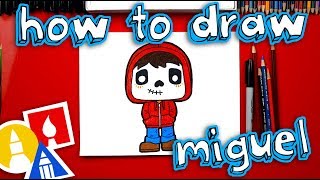 How To Draw Cartoon Miguel From Coco [upl. by Birkett]