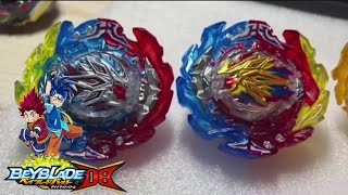 TIẾNG VIỆT FUSION BEYS Review B203 Super Hyperion amp King Helios MR Flame  Beyblade Burst BU [upl. by Ppilihp]