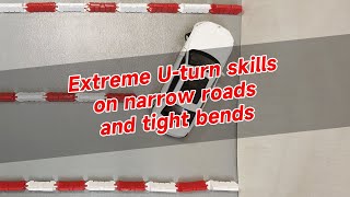 Extreme Uturn skills on narrow roads and tight bends [upl. by Brnaby]