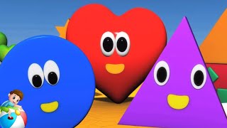 Shapes Song  Nursery Rhyme  Preschool Learning  Song For Kids [upl. by Simonette]