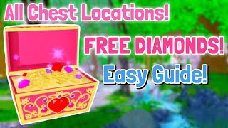 EVERY CHEST LOCATION In DIVINIA PARK Royale High Chest Locations [upl. by Berthe677]