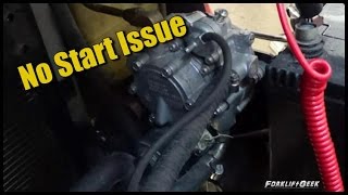 Toyota forklift no start issue [upl. by Ursel54]