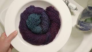 Dyepot Weekly 74  Breaking Wiltons Violet on a Marled Yarn Base [upl. by Eul532]