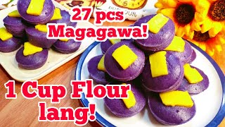 1 CUP LANG NG HARINA MARAMI KA NG MAGAGAWA Malaki ang Kita UBE PUTOCHEESE with Costings [upl. by Hsirt]