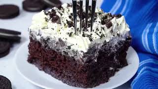 The Best Oreo Poke Cake Recipe  Body and soul recipe [upl. by Hares]