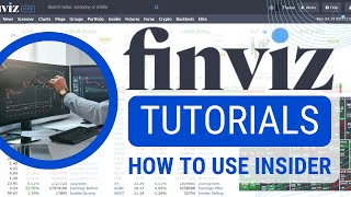 How to use Finviz Insider  Finvizcom Tutorial [upl. by Erdnua]