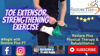 Toe Extensor Strengthening Exercise [upl. by Amiel]