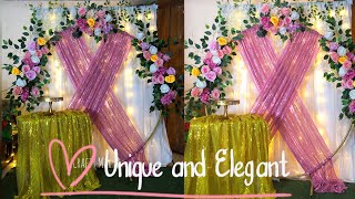 Unique and Elegant Wedding DIY Decoration [upl. by Eyllib]