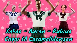 Auron Rubius y Xokas bailando el Caramelldansen [upl. by Akerue]