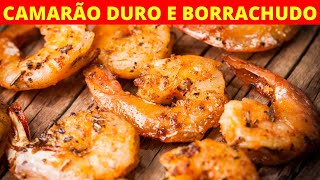 Como cozinhar camarão para não ficar duro e borrachudo [upl. by Alcock631]