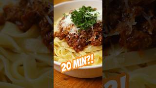 Bolognese…but it doesn’t take hours easycooking homecooking bolognese [upl. by Yemar]