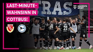 FC Energie Cottbus  DSC Arminia Bielefeld  Highlights mit LiveKommentar  3 Liga  MAGENTA SPORT [upl. by Anthea]