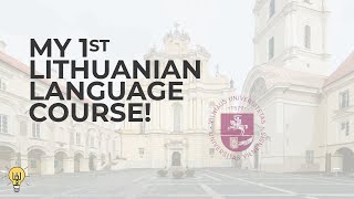 Lithuanian Language Lessons At Vilnius University Was It Worth It [upl. by Blondie]