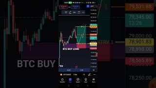 Bitcoin trend base trade buy long 78900 crypto trading futuretrade leveragetrade wise ytshort [upl. by Sollie]