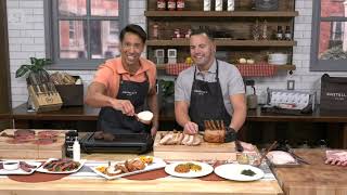 Rastellis 2 25lb Frenched Bonein Pork Prime Rib on QVC [upl. by Mettah760]